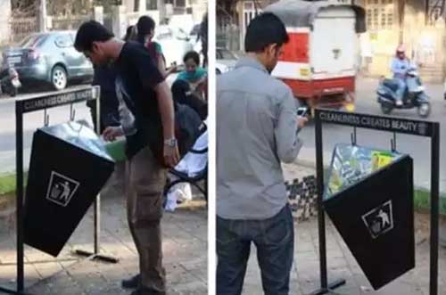 創意垃圾桶，讓城市更美好